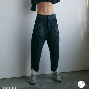 Free People Black Timko pants size XS